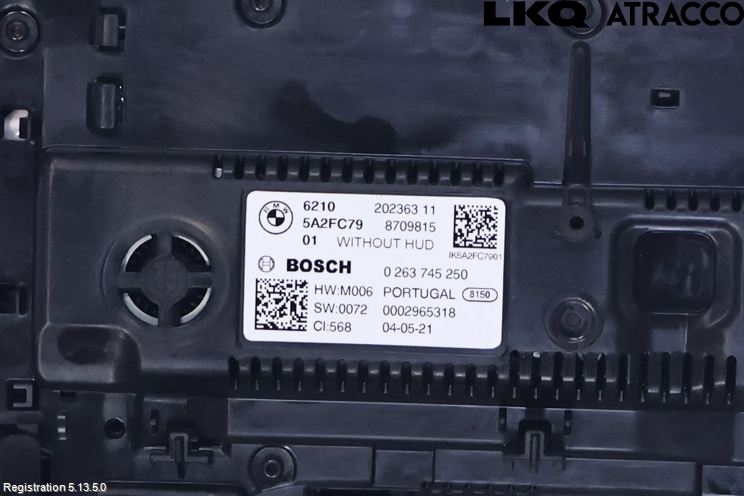 BMW 5 G30/G31/F90 17-23 Instr Kombinert