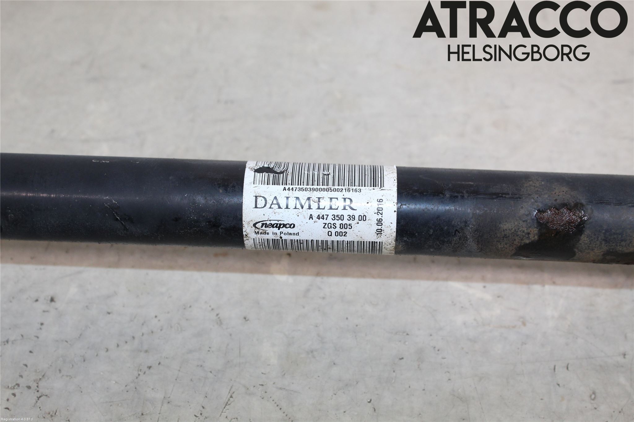 Mercedes-Benz MB VITO/V-KLASS (W640,W447,W448) 14- Drivaksel Bak Kompl Venstre