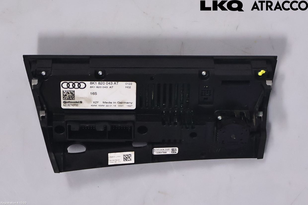 Audi A5 07-16 Varme Ac Betjening-Display