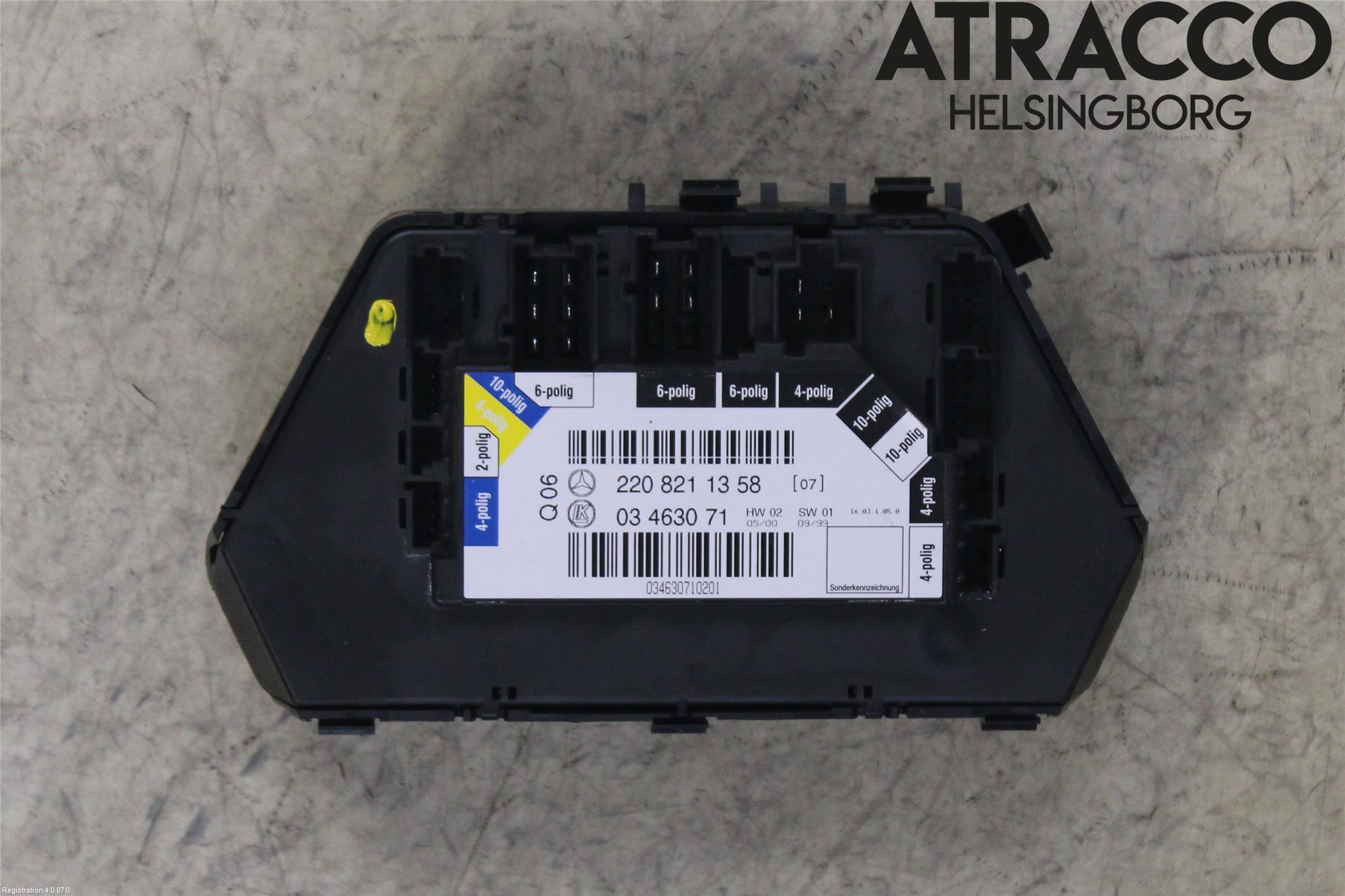 Mercedes-Benz MB S-KLASS (W220)  99-05 Bryter Sete Regulering