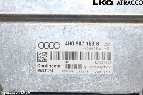Audi A8/S8 4H 10-17 Styreenhet 4Wd