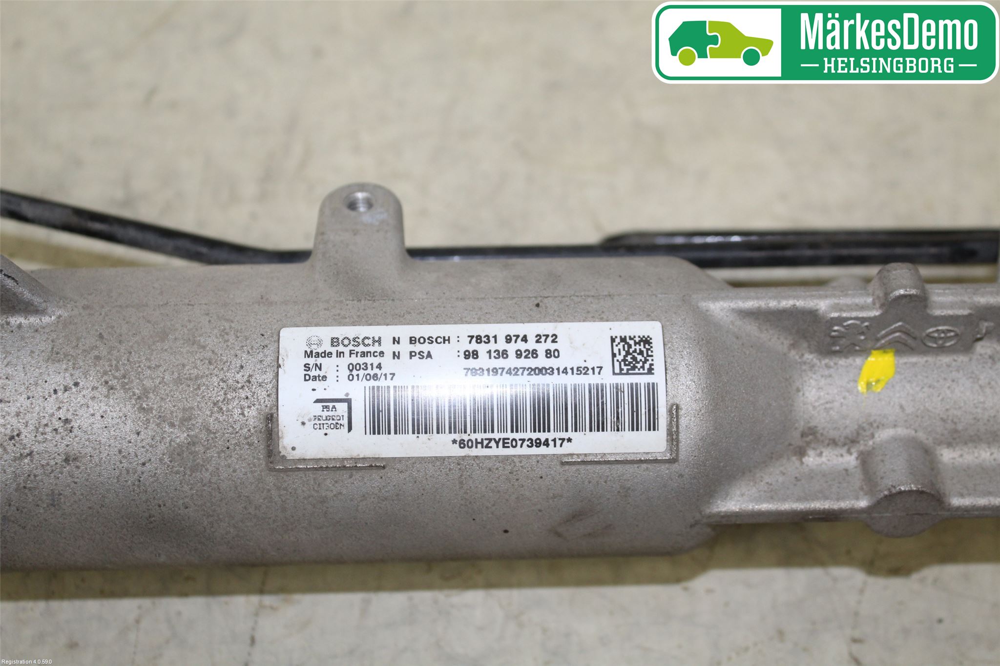 Toyota PROACE II 16- Servo Snekke - Tannstang