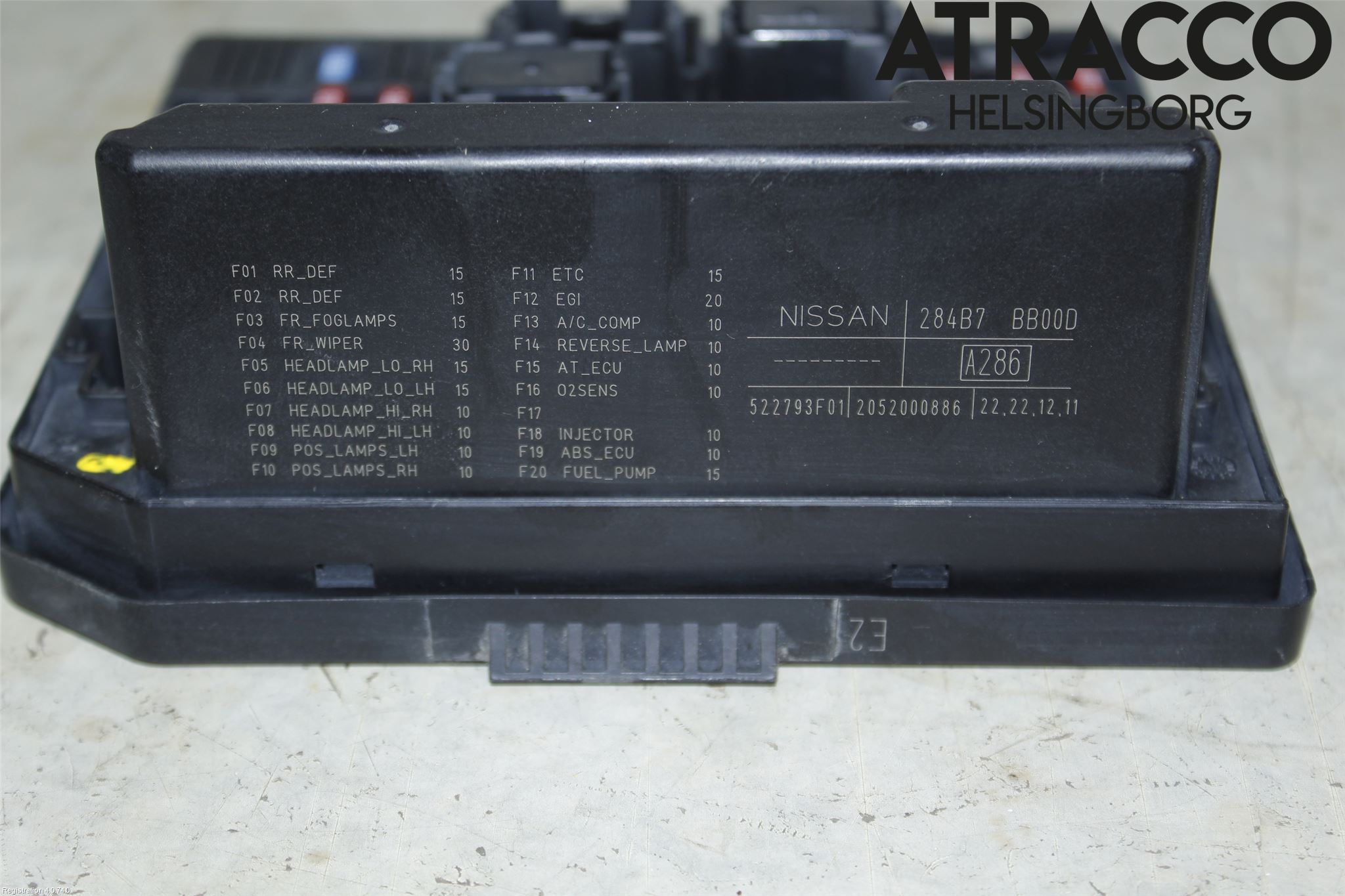 Nissan QASHQAI 10-14 Sikringsboks - Elsentral
