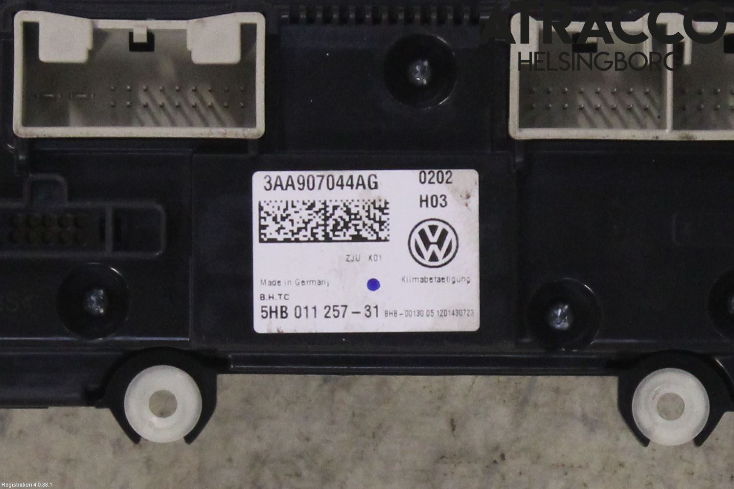 Volkswagen VW TOURAN 10-15 Varme Ac Betjening-Display
