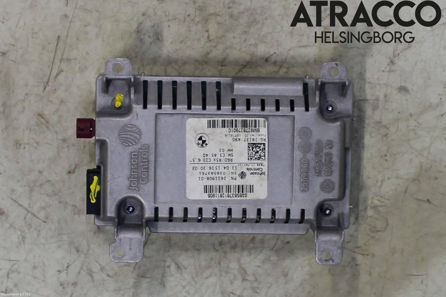 Mini CABRIO R57 07-15 Instr Varselys - Display