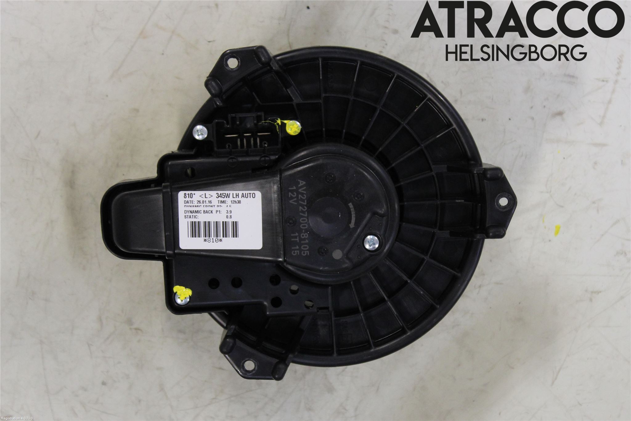 Toyota AVENSIS 16-18 Varmeapparat Viftemotor