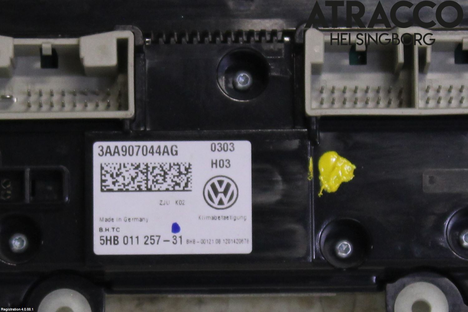 Volkswagen VW PASSAT 11-14 Varme Ac Betjening-Display