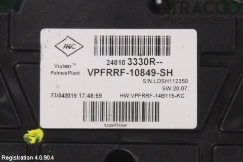 Renault TRAFIC/E-TECH 15- Instr Kombinert