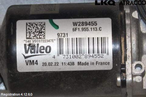 Seat IBIZA V 17-20 Viskeroverføring Frontrute