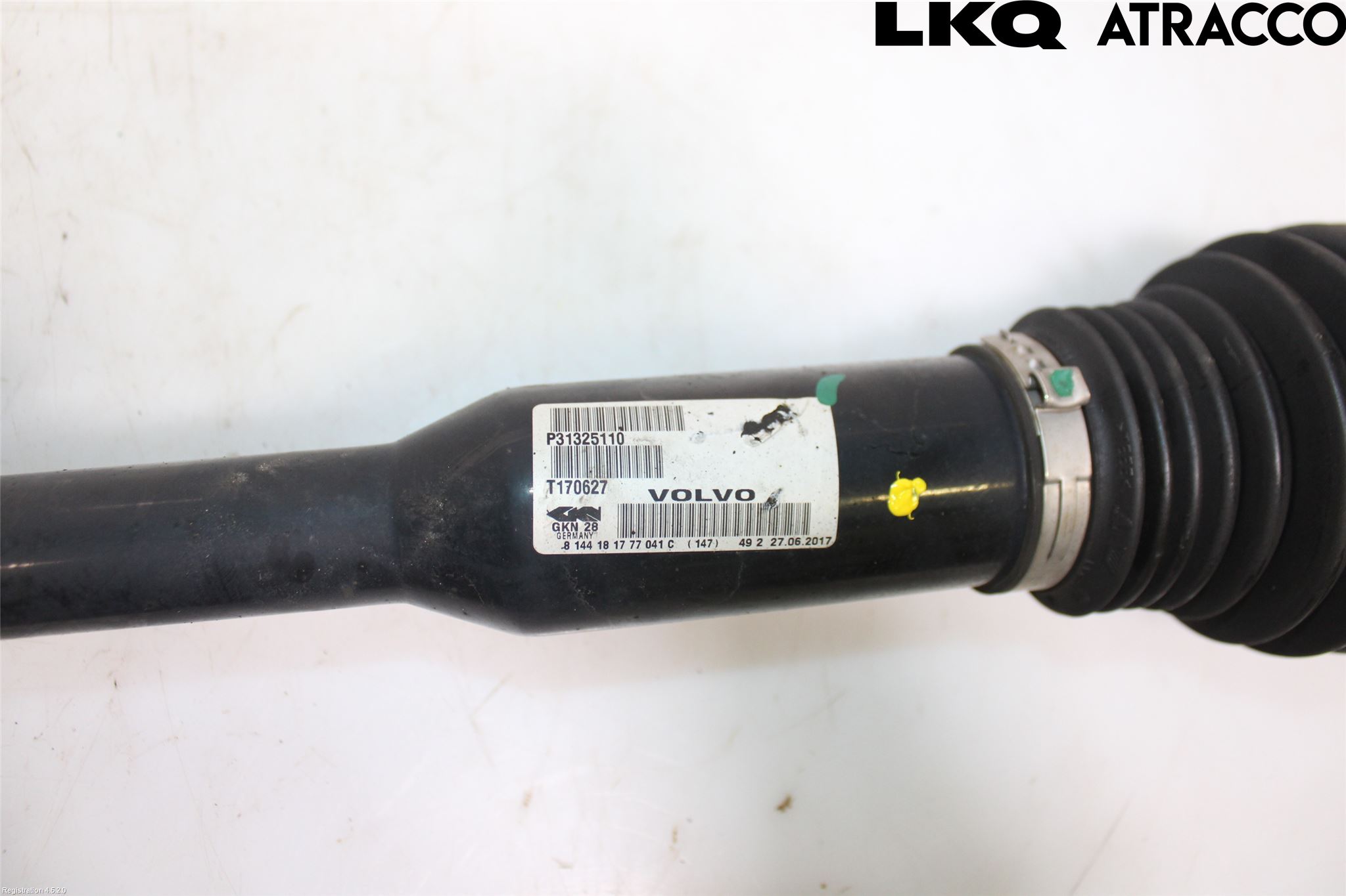 Volvo XC60 14-17 Drivaksel Foran Kompl Venstre