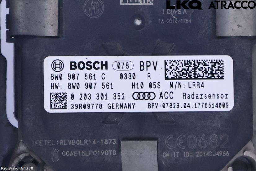 Audi A4/S4 B9 16-19 Sensor Fartsbegrensning