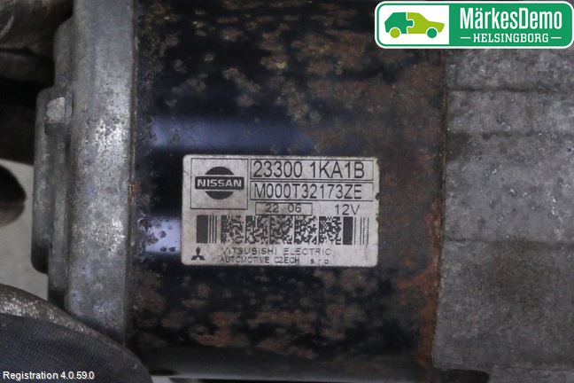 Nissan JUKE 10-14 Startmotor