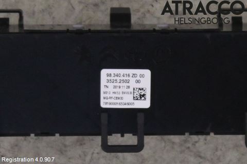 Citroen BERLINGO/E-BERLINGO 19- Varme Ac Betjening-Display