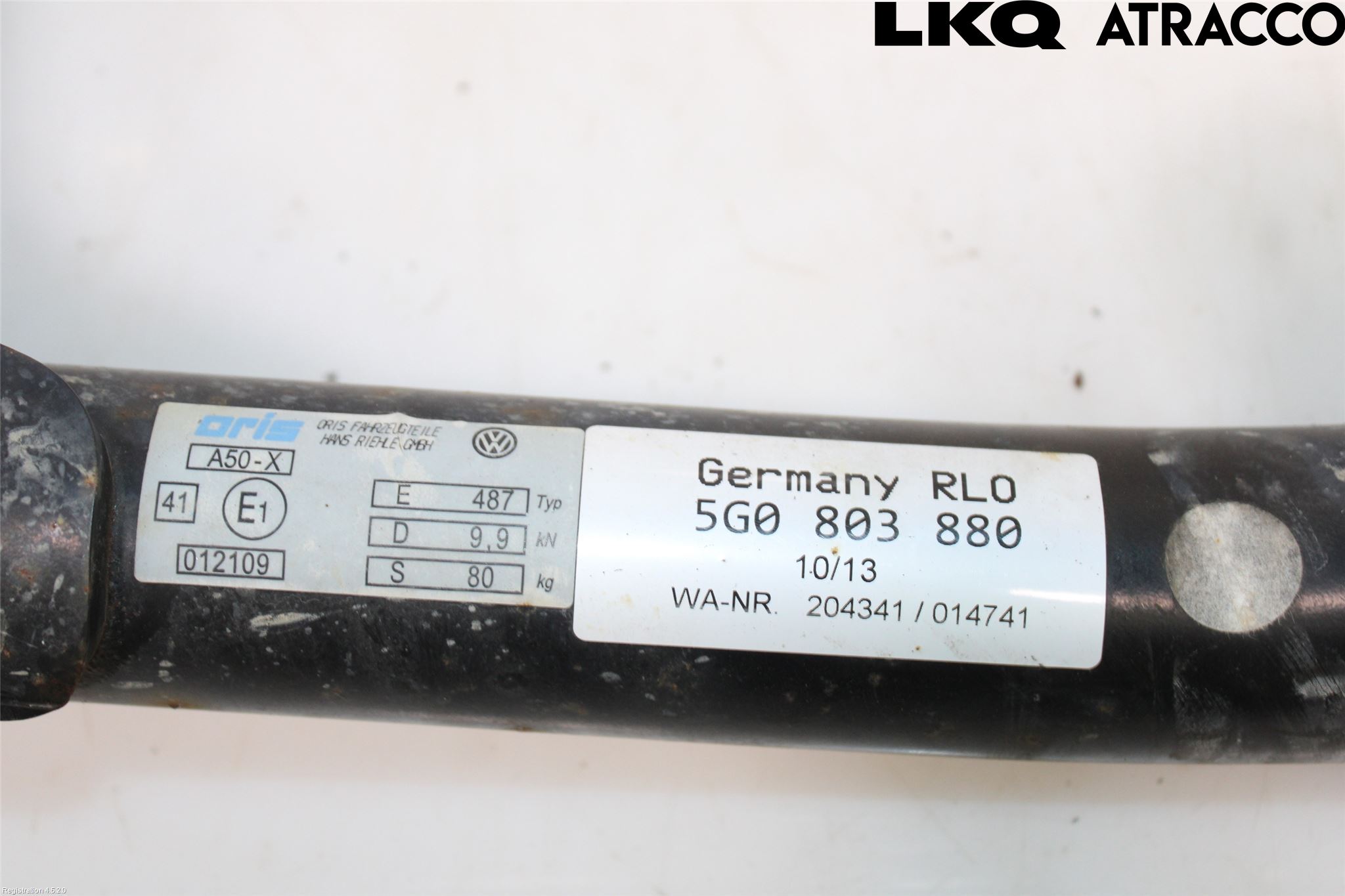 Volkswagen VW GOLF / E-GOLF VII 13-20 Tilhengerfeste