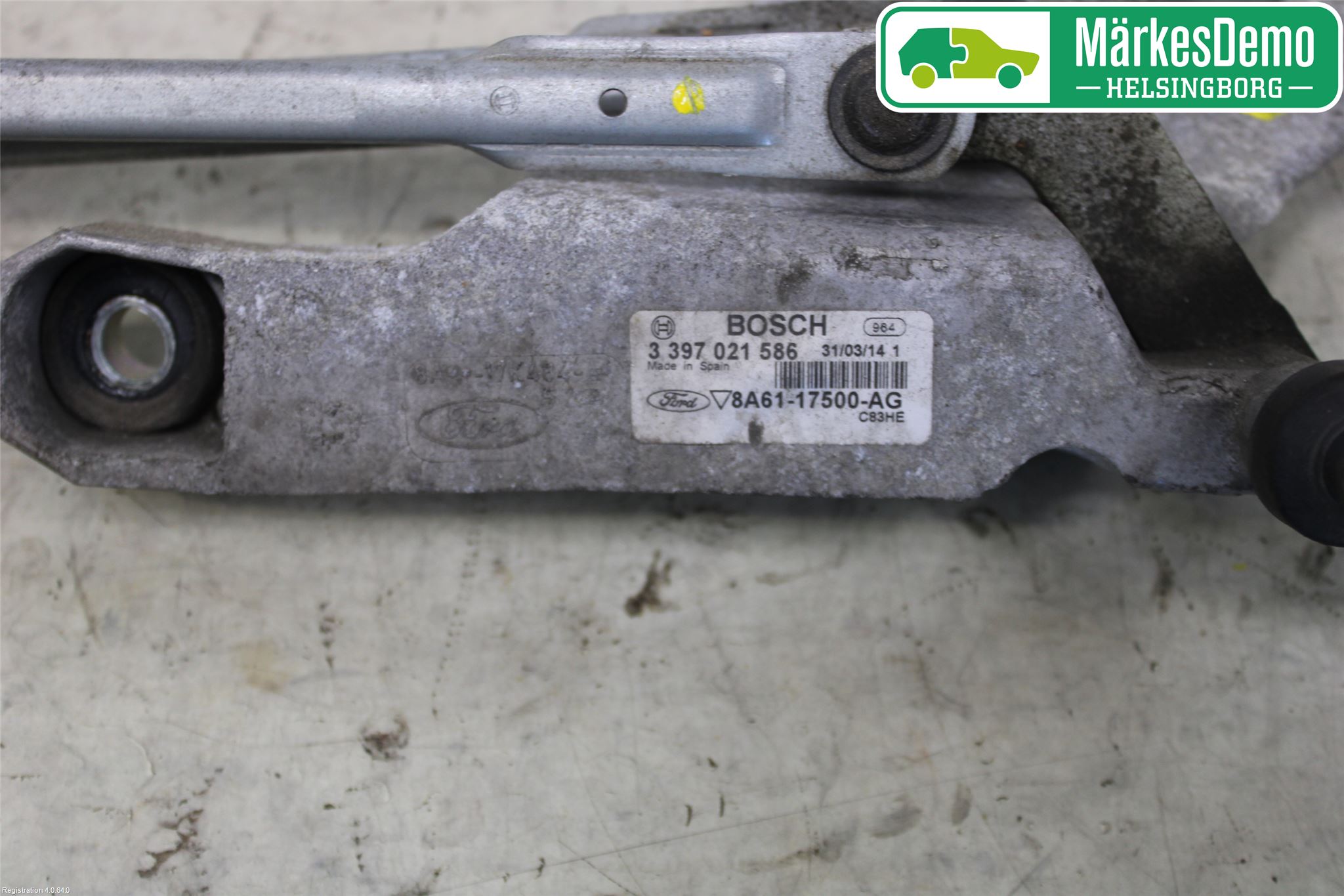 Ford FIESTA 13-17 Viskeroverføring Frontrute