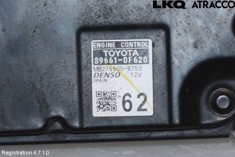 Toyota VERSO 09-18 Styreenhet Innsprøytning
