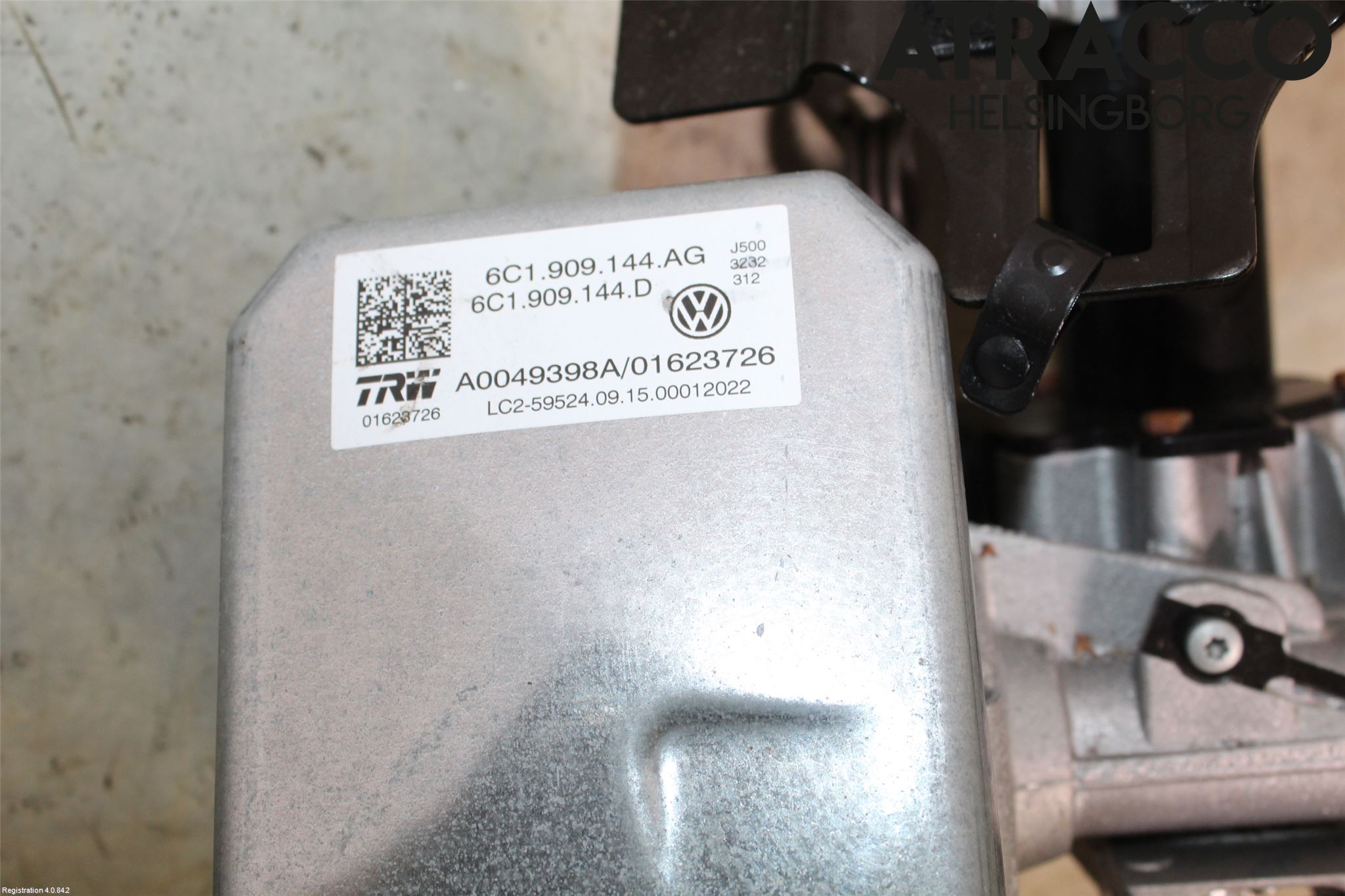 Skoda FABIA 15-21 Rattakselaggregat Innebygd Servo
