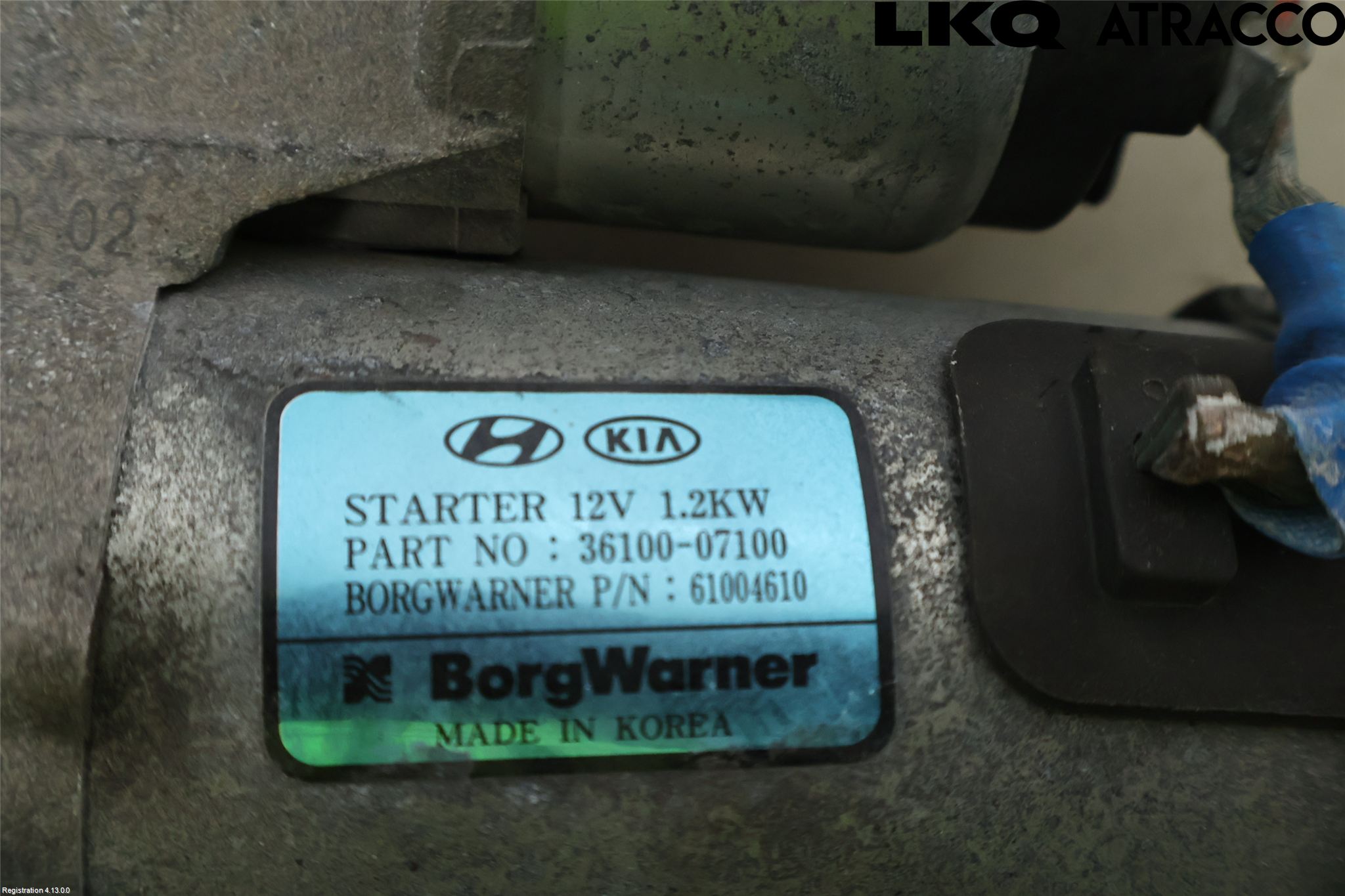 Kia PICANTO 17- Startmotor