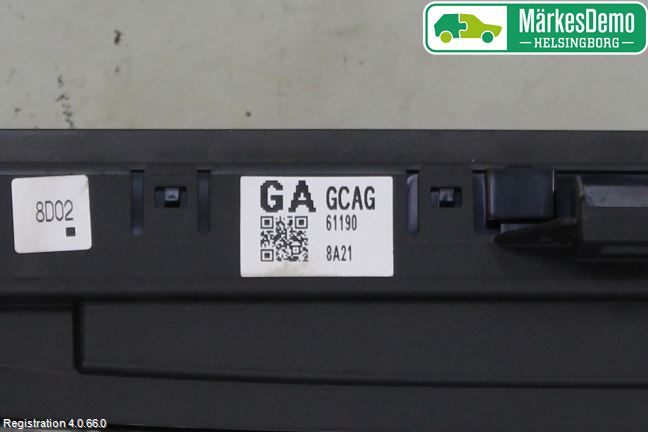 Mazda 6 13- Varme Ac Betjening-Display
