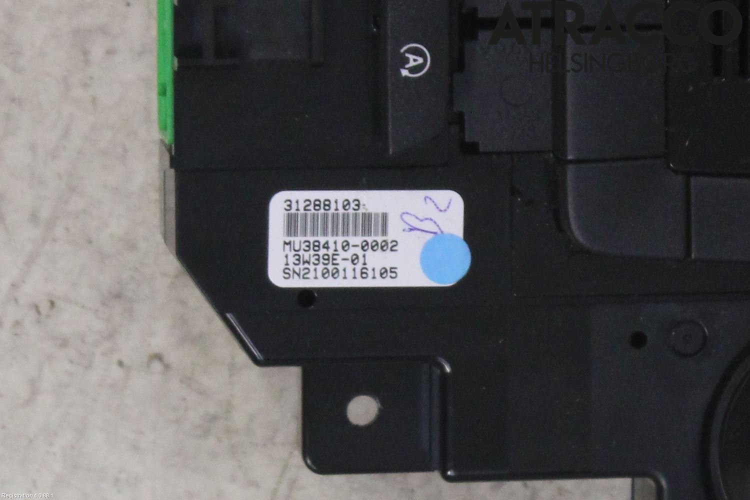 Volvo V40 12-19 Varme Ac Betjening-Display