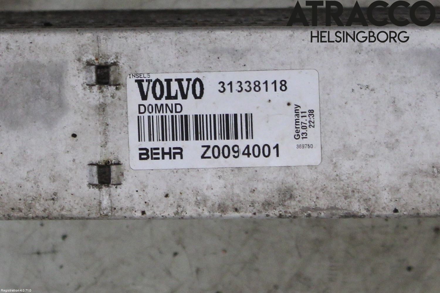 Volvo V50 08-12 Intercooler Radiator