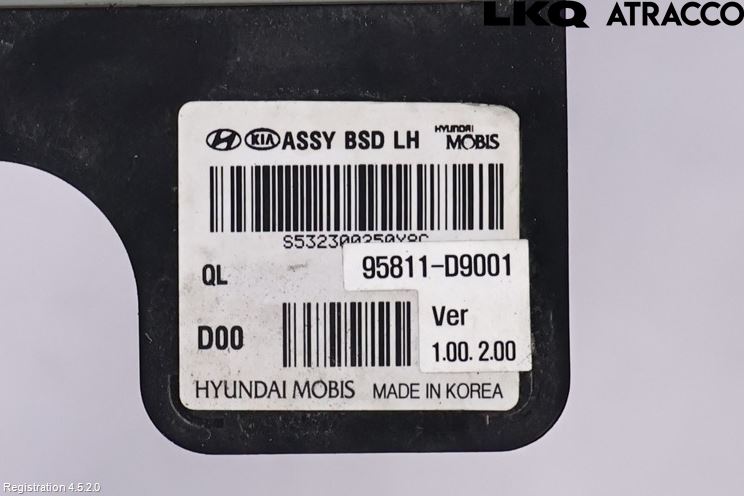 Kia SPORTAGE (QL) 16-21 Sensor Kollisjonsbeskyttelse