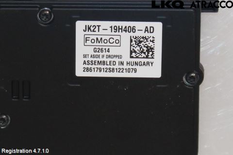Ford TRANSIT/TOURNEO CUSTOM 13-24 Sensor Kollisjonsbeskyttelse