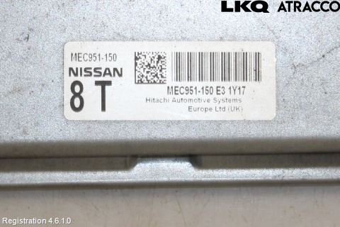 Nissan QASHQAI 10-14 Styreenhet Innsprøytning