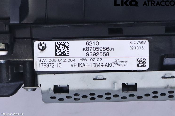 BMW 5 G30/G31/F90 17-23 Instr Kombinert