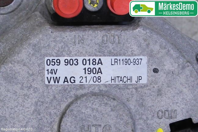 Volkswagen VW TOUAREG 7P 11-18 Dynamo