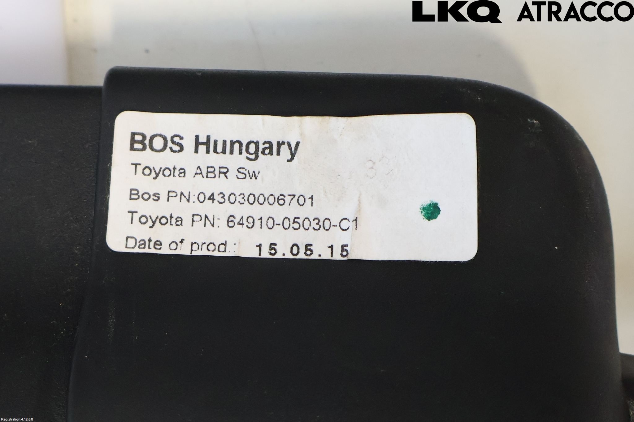 Toyota AVENSIS 16-18 Innr Innsyn Beskytelse Stv