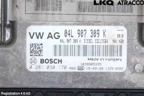 Volkswagen VW SHARAN 11- Styreenhet Dieselpumpe