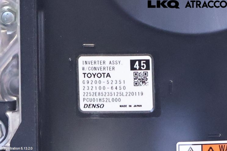 Toyota YARIS XP21 20- Hybridconverter