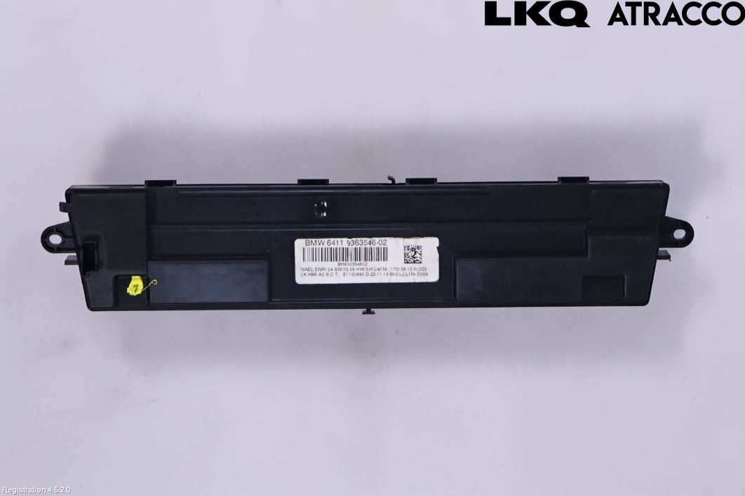 BMW 3 F30/F31/F80 12-19 Varme Ac Betjening-Display