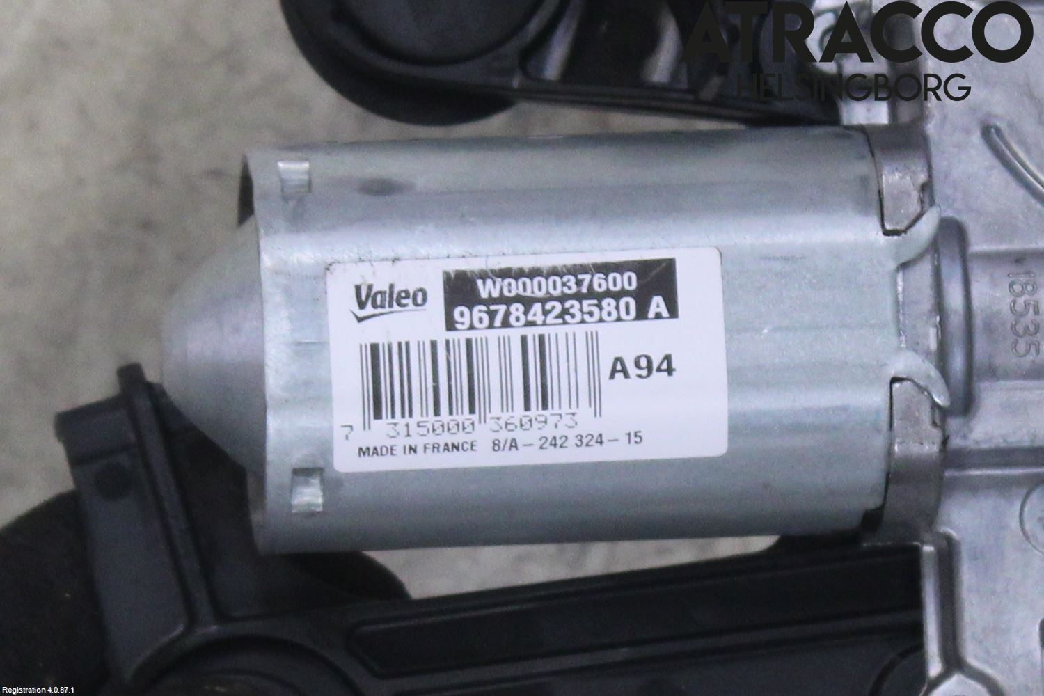 Peugeot 2008 13-20 Viskermotor Bakluke