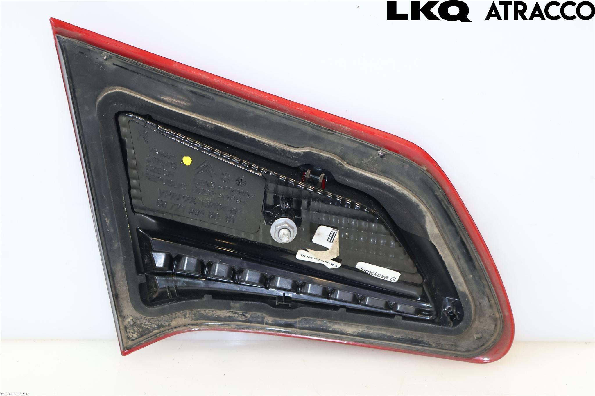 Citroen C4 II 11-18 Baklykt Høyre  På Luke(Indre)