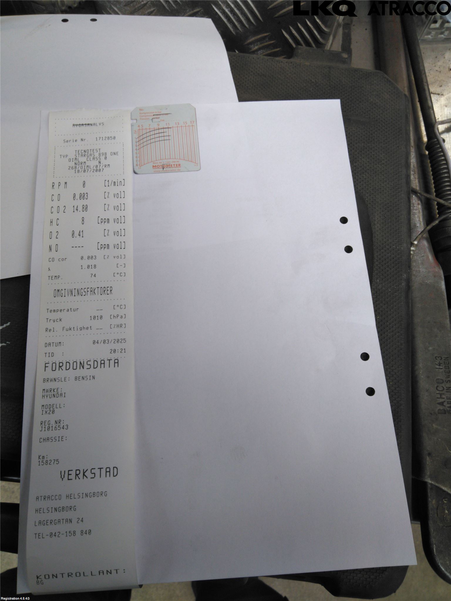 Hyundai ix20 Motor Bensin