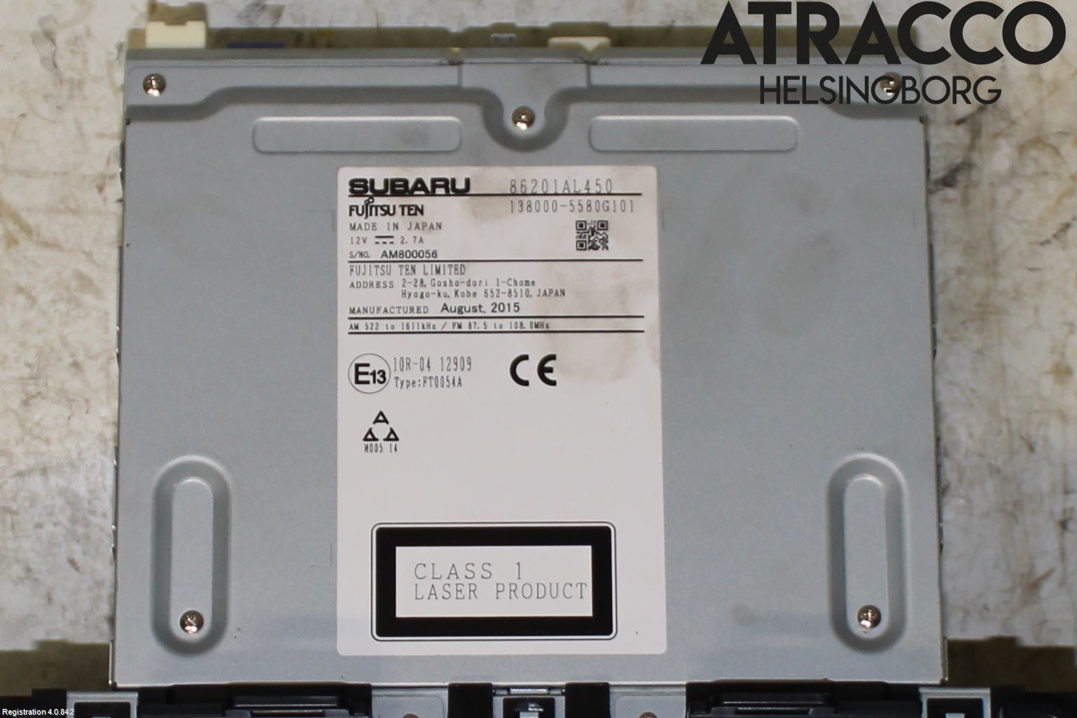 Subaru OUTBACK 15-20 Stereo Radio Med Cd