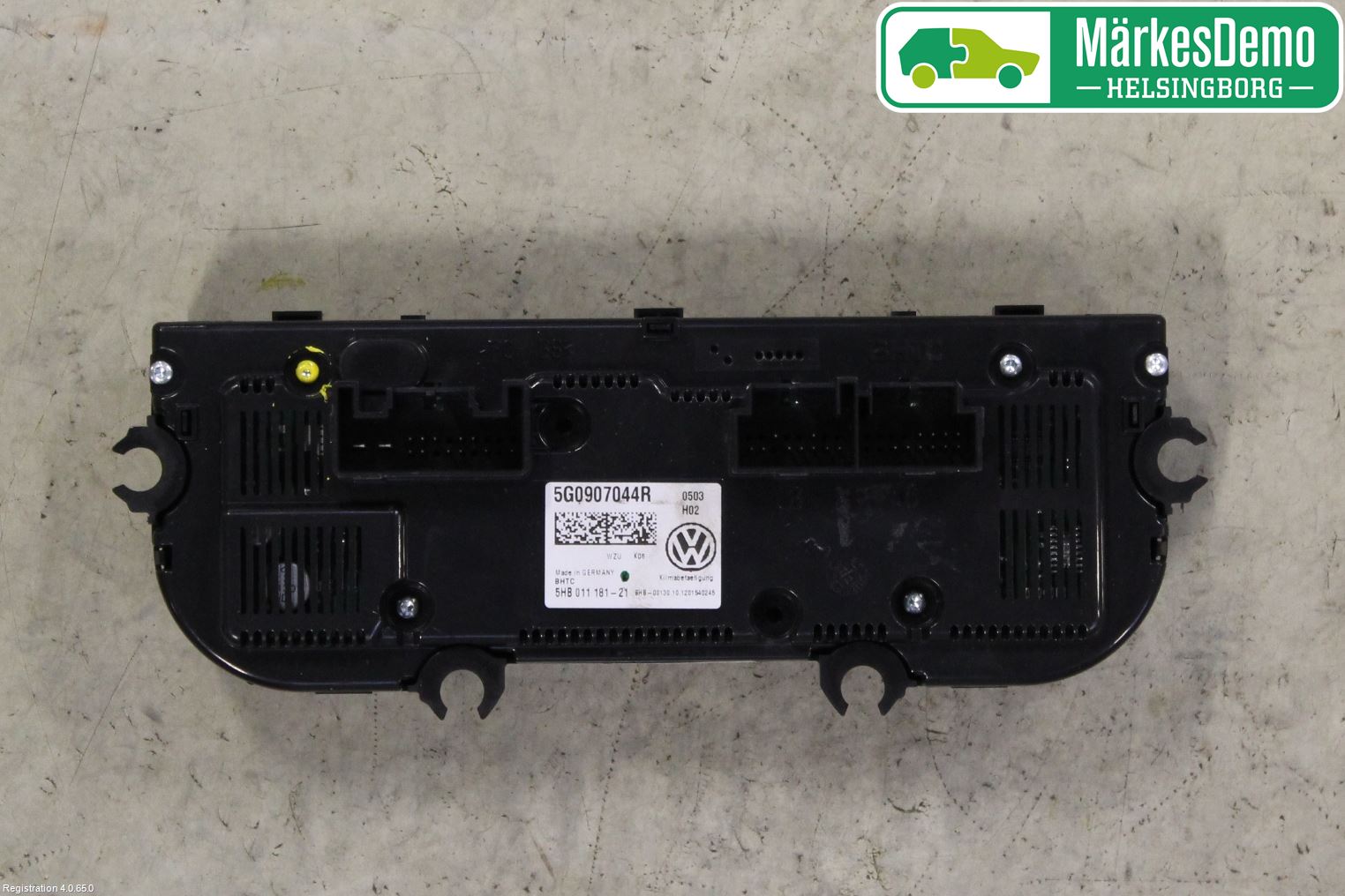 Volkswagen VW GOLF / E-GOLF VII 13-20 Varme Ac Betjening-Display