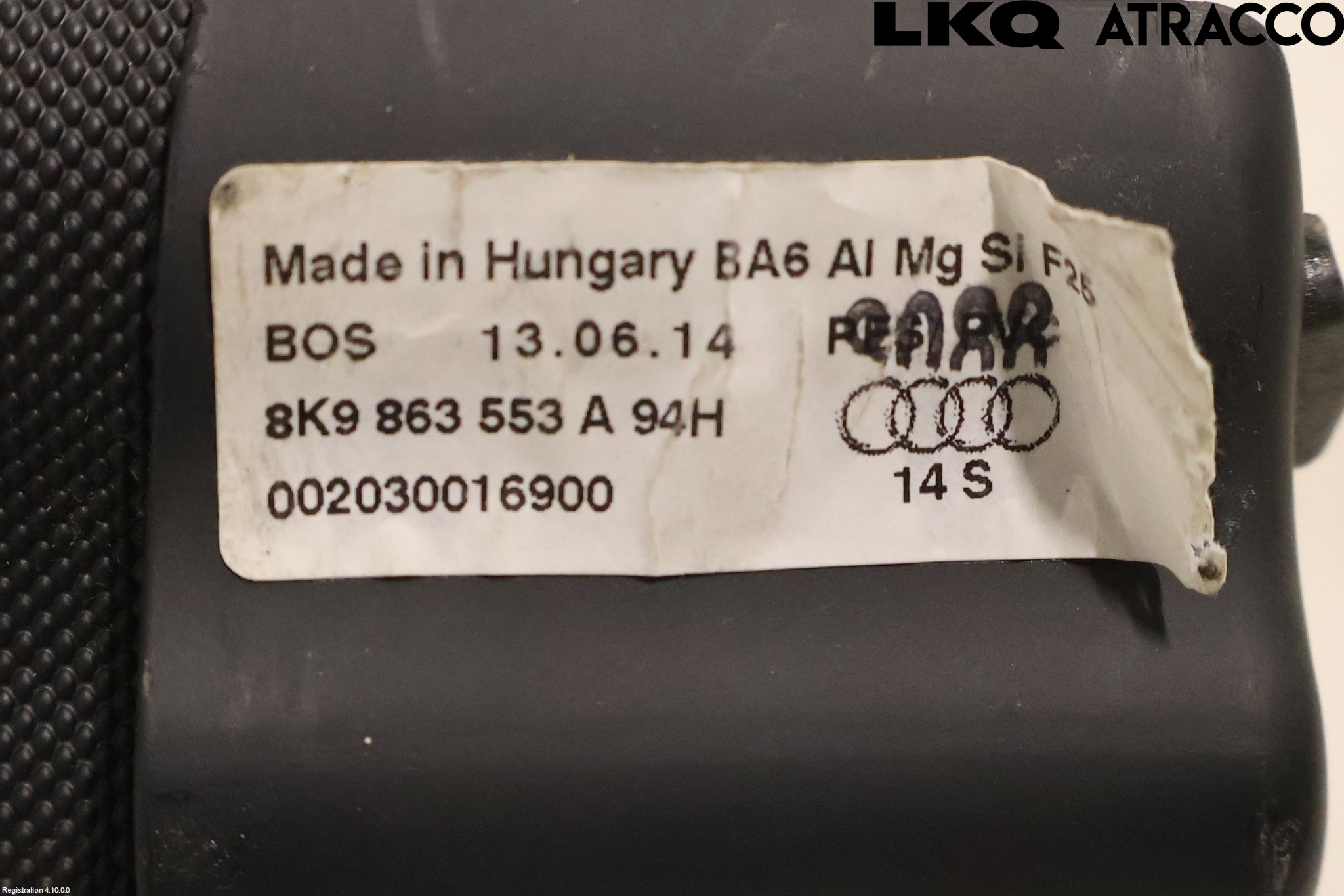 Audi A4 12-15 Innr Innsyn Beskytelse Stv