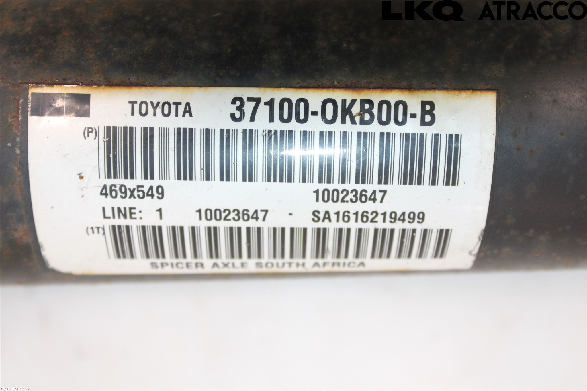 Toyota HILUX 16- Mellomaksel Kompl