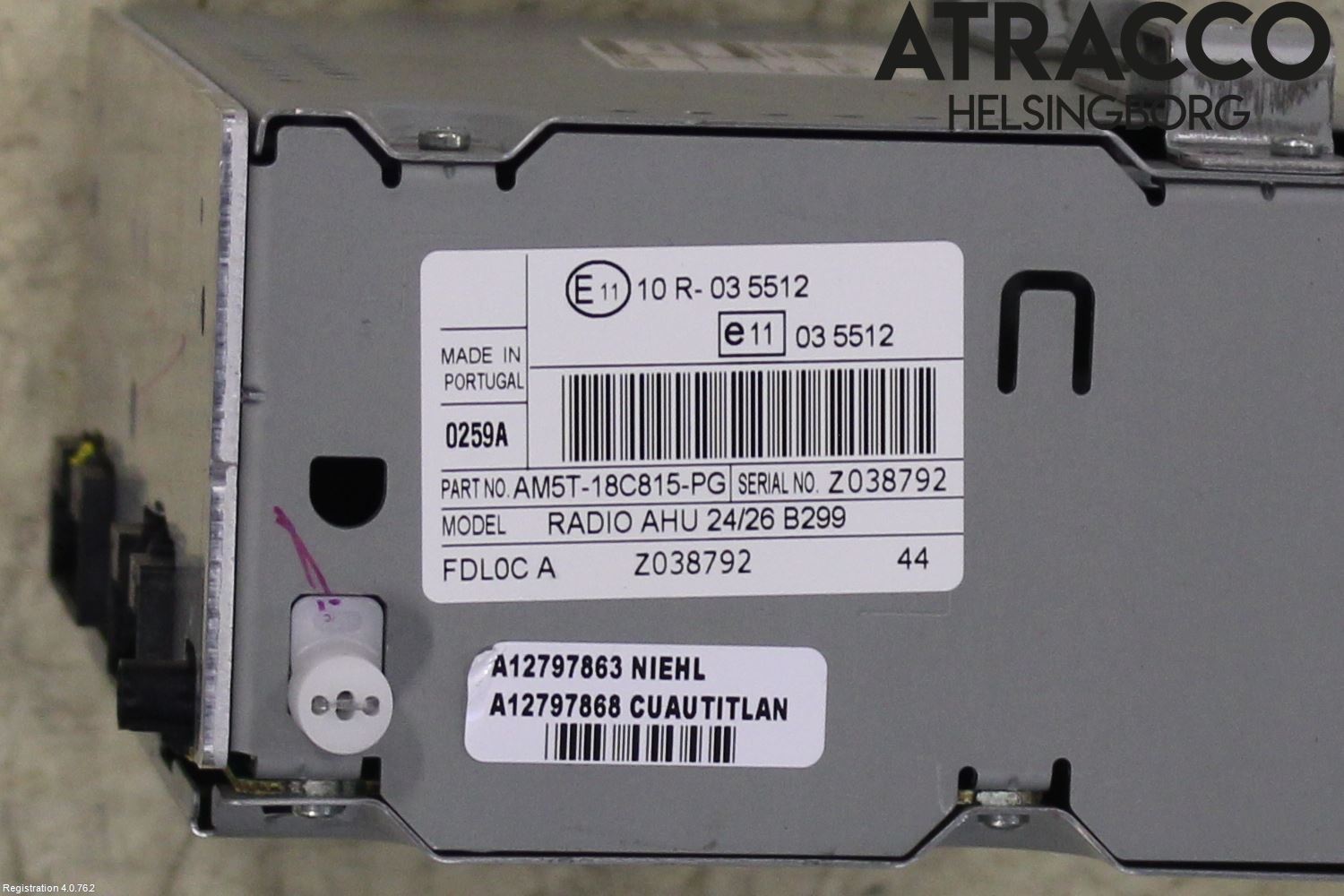 Ford FIESTA 13-17 Stereo Radio Med Cd