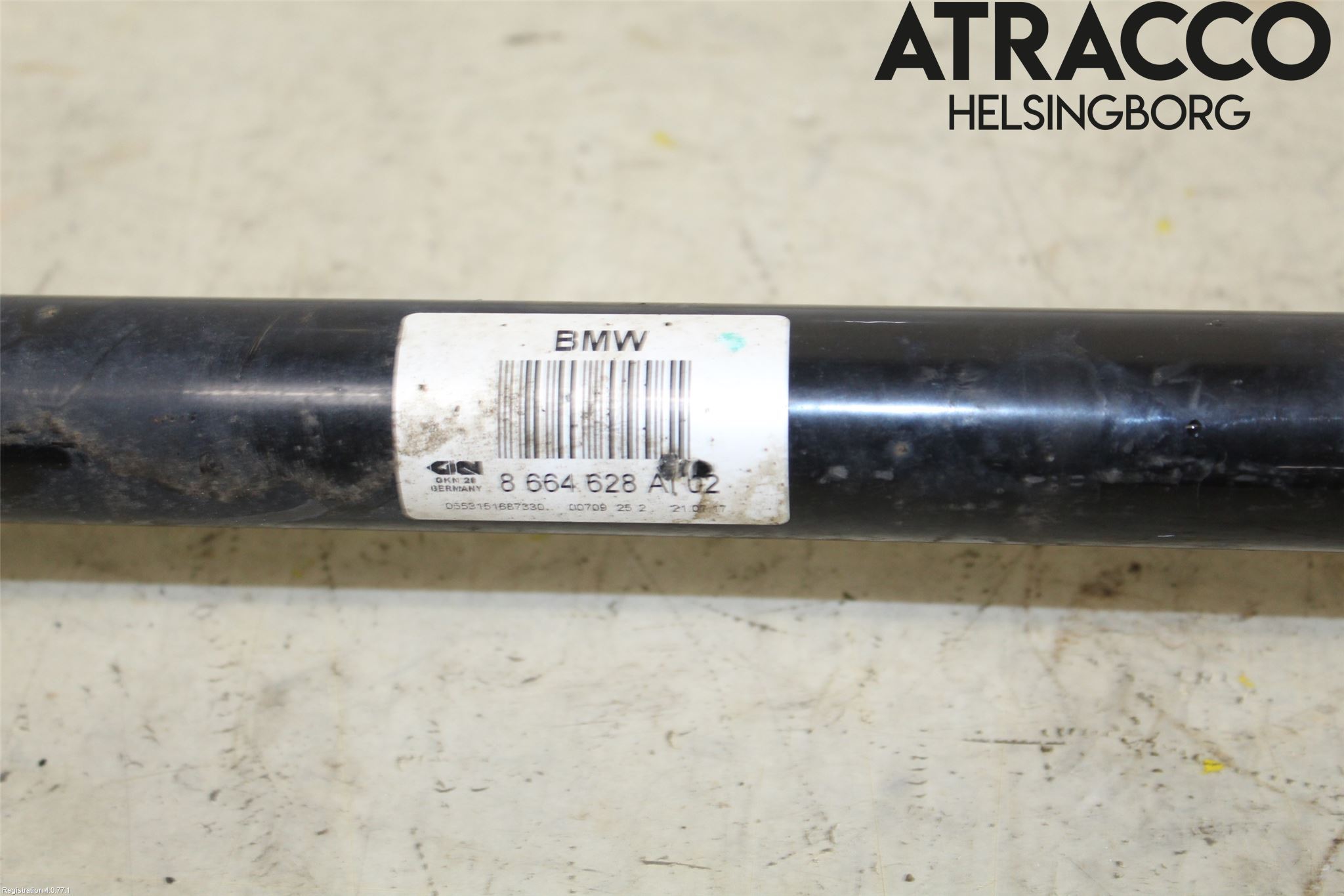 BMW 5 G30/G31/F90 17-23 Drivaksel Bak Kompl Høyre