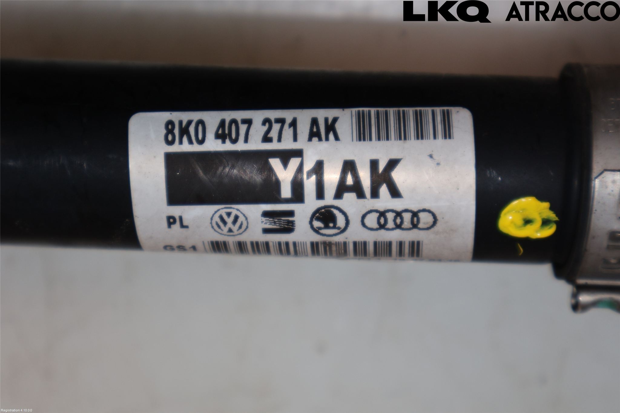 Audi A5 07-16 Drivaksel Foran Kompl Venstre