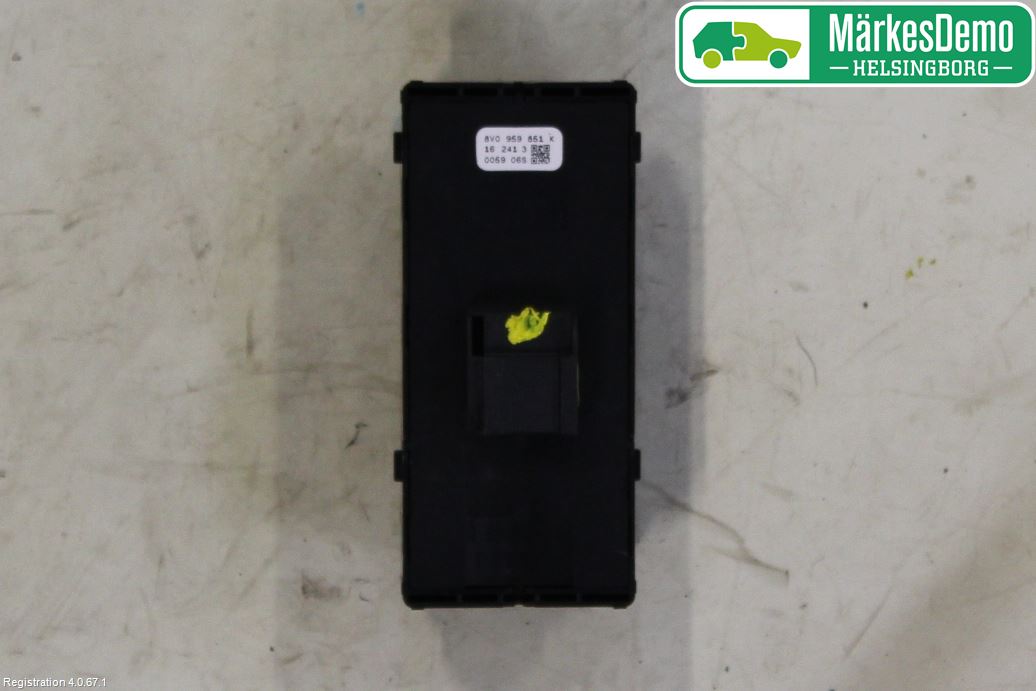 Audi A3/S3 8V 13-20 Bryter Vindusheis