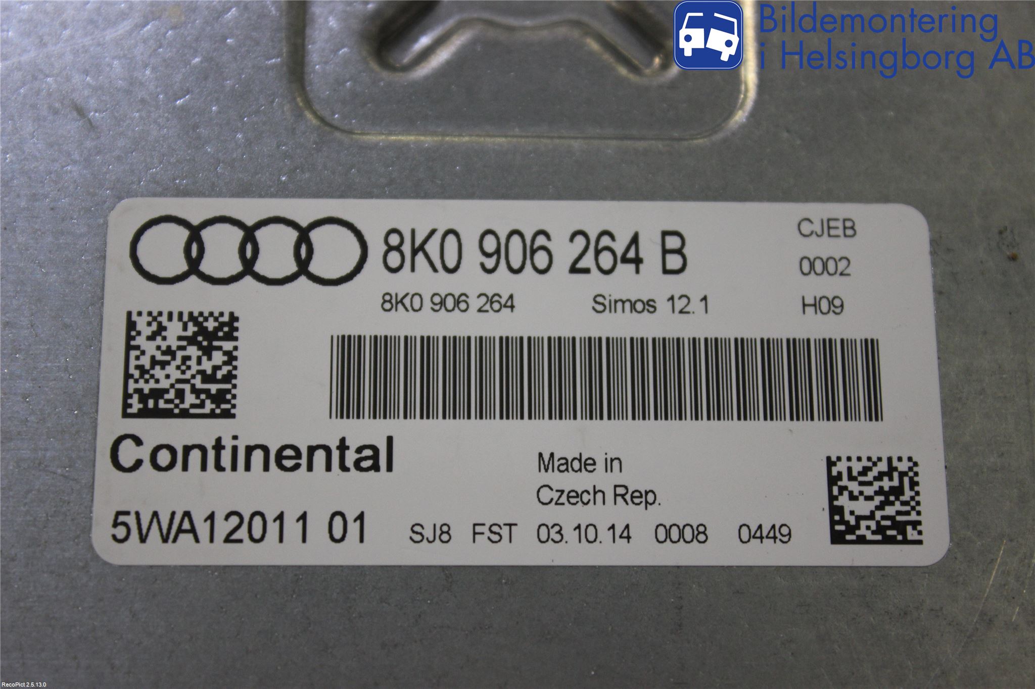 Audi A5 07-16 Styreenhet Innsprøytning