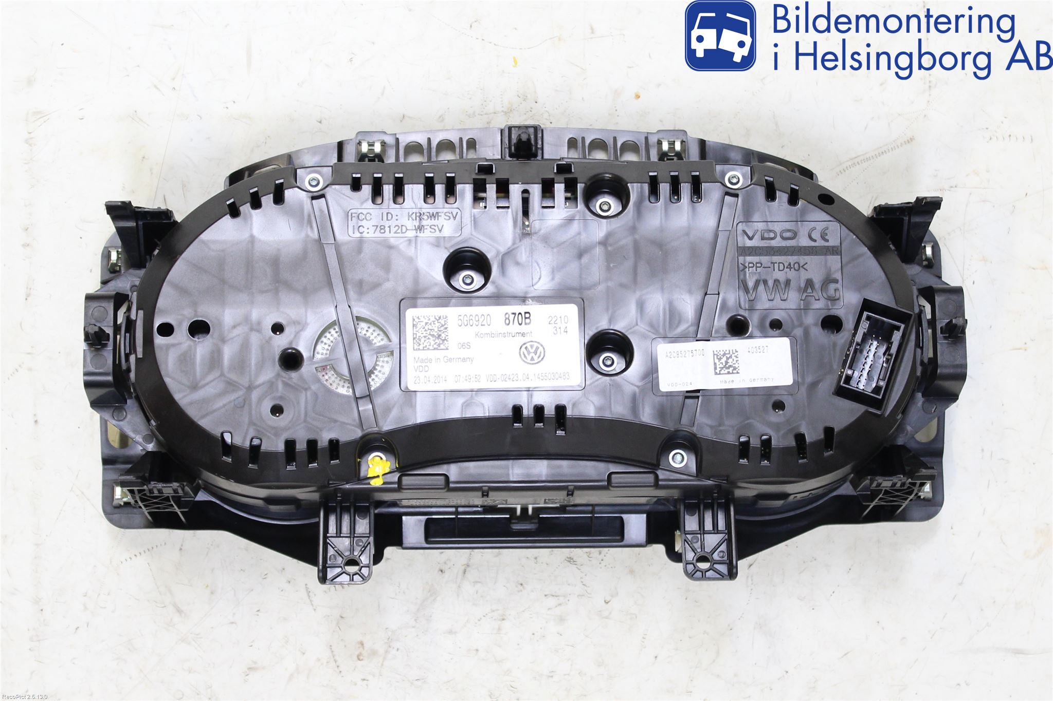 Volkswagen VW GOLF / E-GOLF VII 13-20 Instr Kombinert