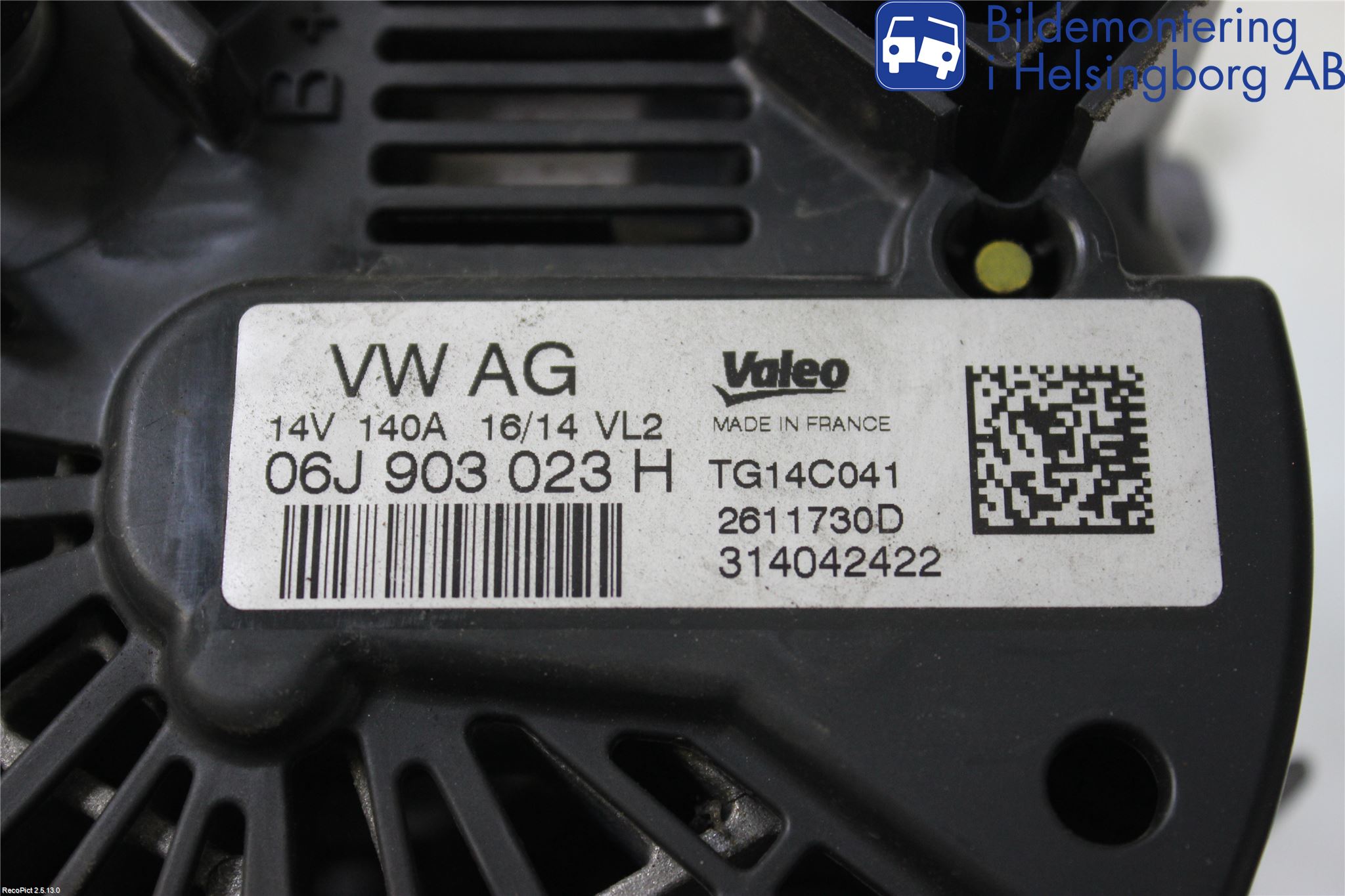 Volkswagen VW GOLF / E-GOLF VII 13-20 Dynamo