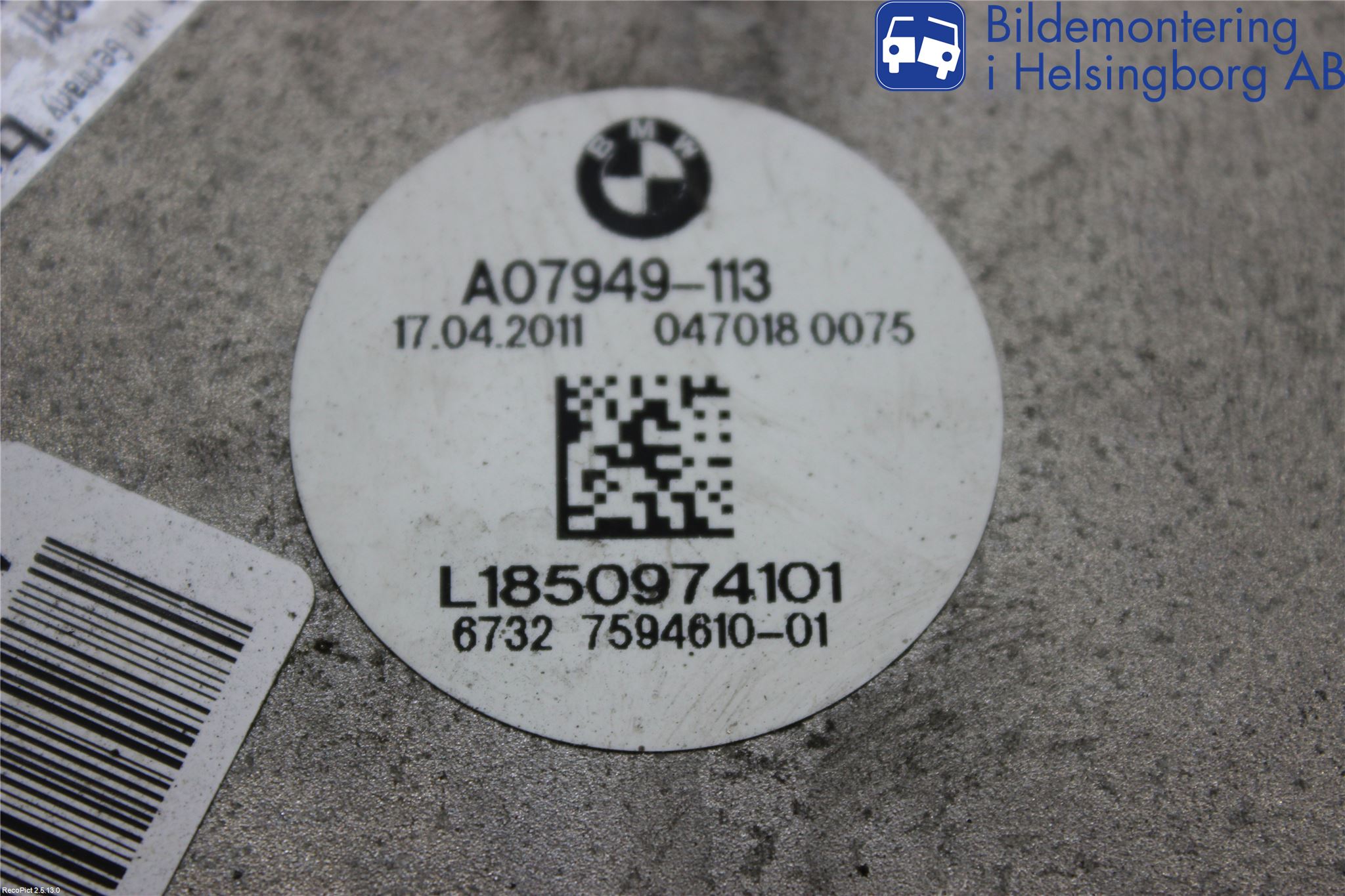 BMW 5 F10/F11/F18 09-17 Kjølevifte Elektrisk