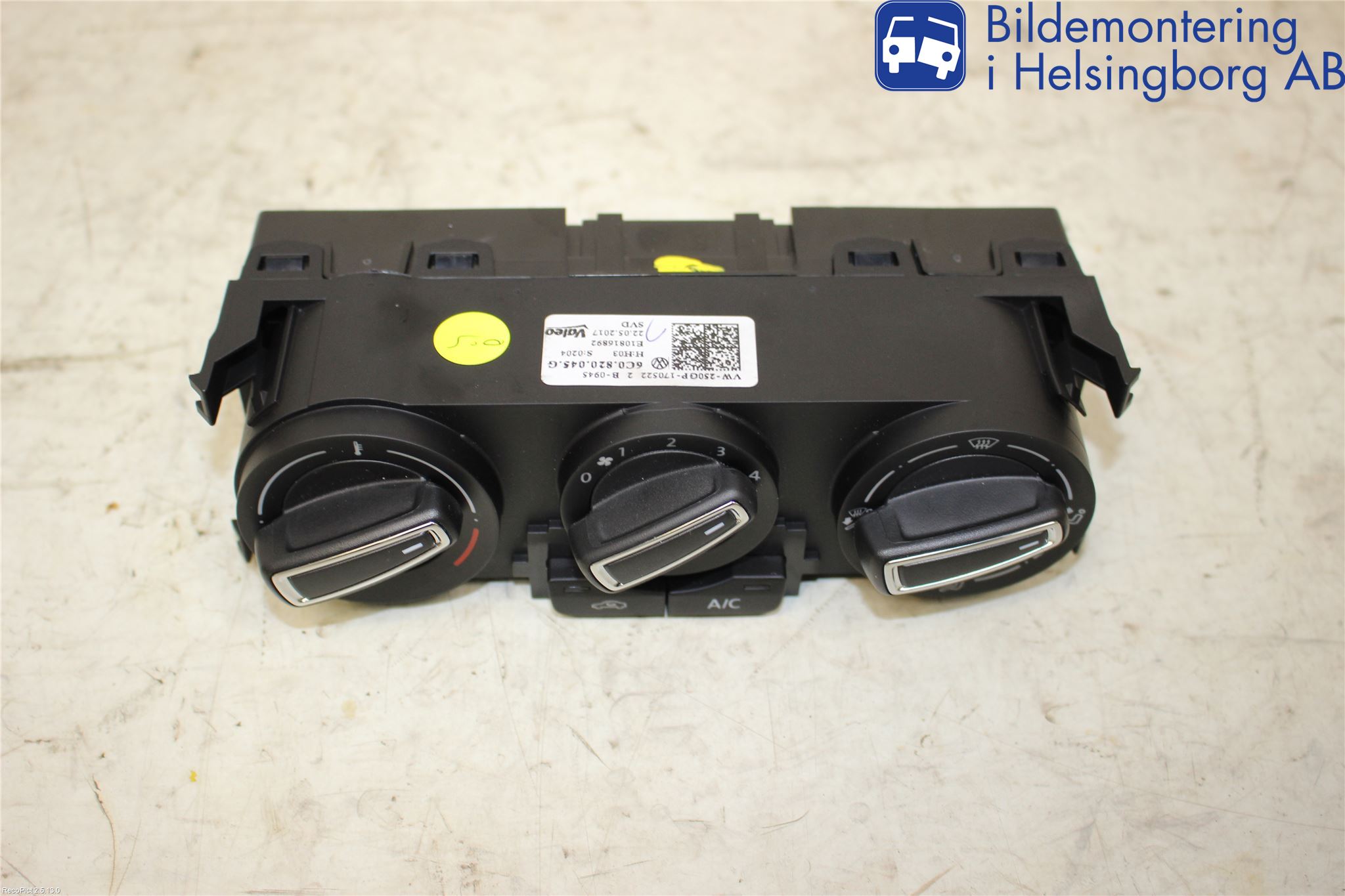 Volkswagen VW POLO 10-17 Varmeapparat Panel(Regulering)